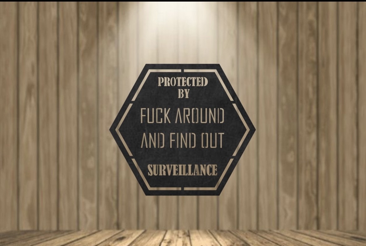 Surveillance sign